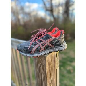 Asics Gel Scram 3 Womens 5.5 Shoes Pink Grey Sneakers Tennis Shoes Outdoors